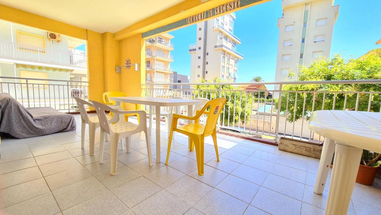 Apartamento Bonanza - 40 metros de la playa! Gandía Exterior foto